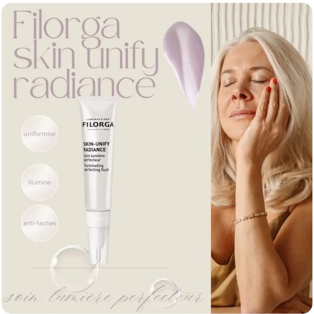 Filorga Skin-Unify Radiance Vitamin C Brightening Face Fluid 15ml – Brand New - Picture 2 of 9